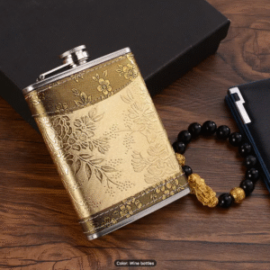 8oz Stainless Steel Wine Flagon