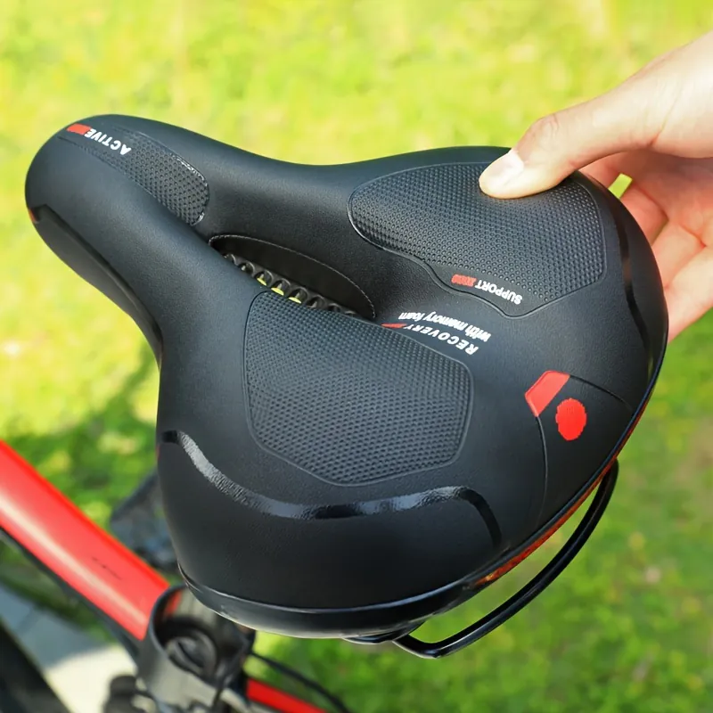 Dual Shock Absorbing Bike Seat Cushion