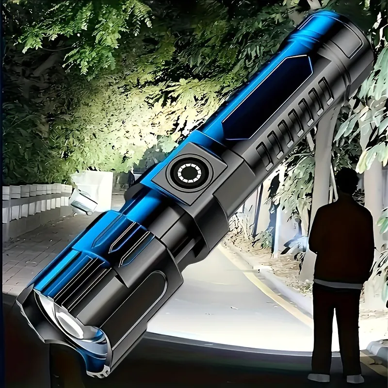 Super-Bright Rechargeable LED Flashlight