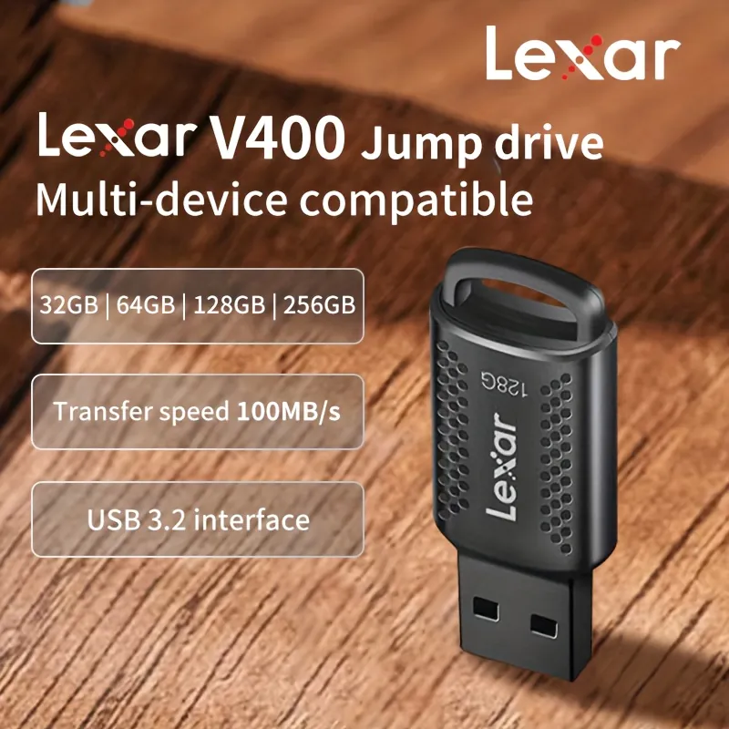 Lexar V400 USB Flash Drive 32GB 64GB USB3.0