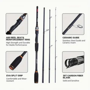 Carbon Fiber Travel Fishing Rod