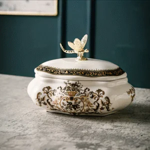 Inspired Ceramic Storage Box – Stylish, Versatile Decor And Decorative Accent