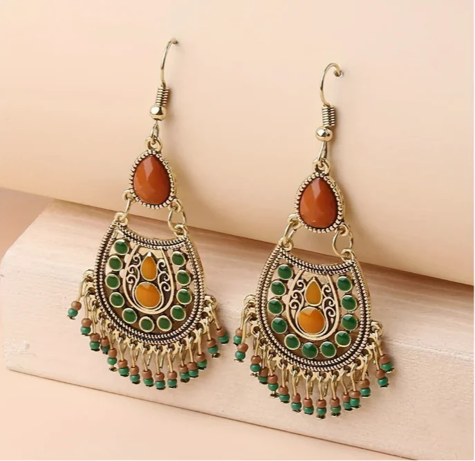 Boho Beaded Earrings