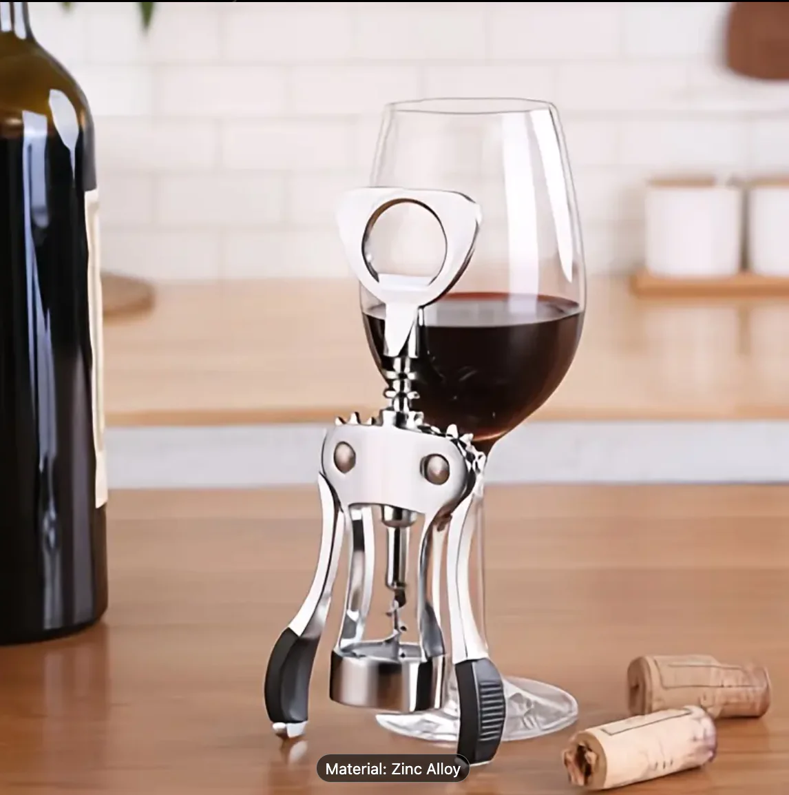 Stainless Steel Wine Bottle Opener