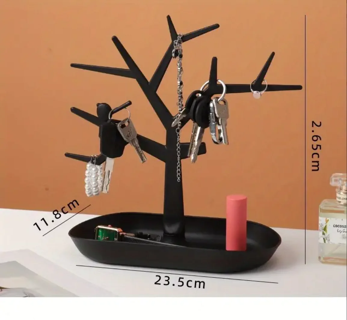 Tree-Shaped Jewelry Organizer Stand