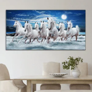 Galloping Horses Unframed Canvas Art