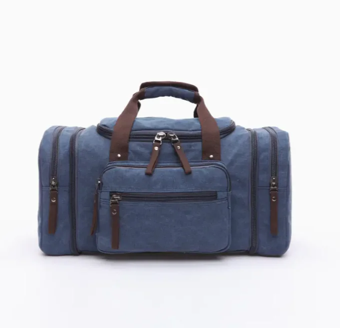 Canvas Travel Bag – Vintage-Style Getaway Canvas Travel Bag – Vintage-Style Getaway