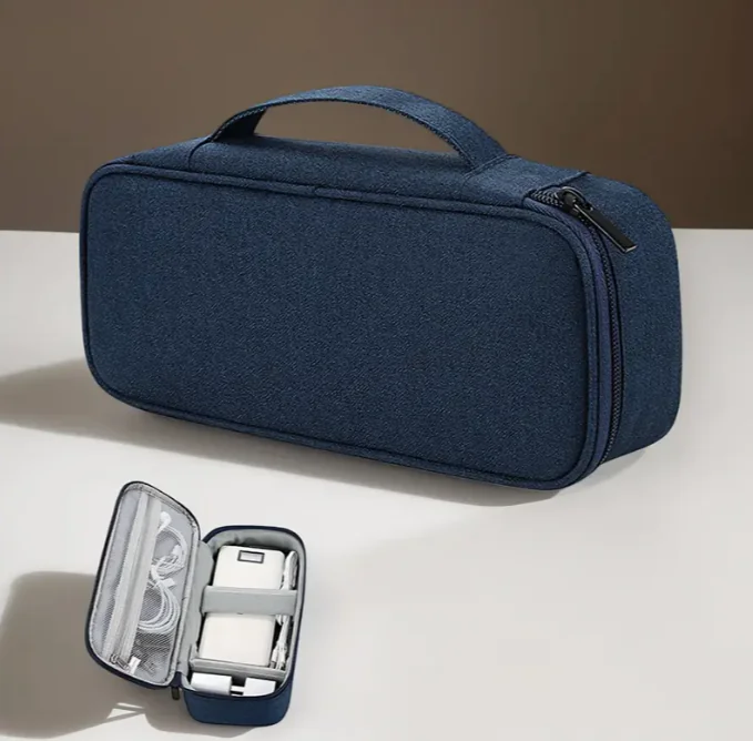 Portable Linen Travel Cable Organizer