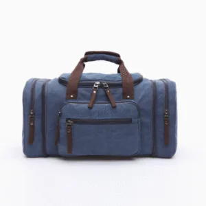 Vintage Canvas Weekender Dark Blue
