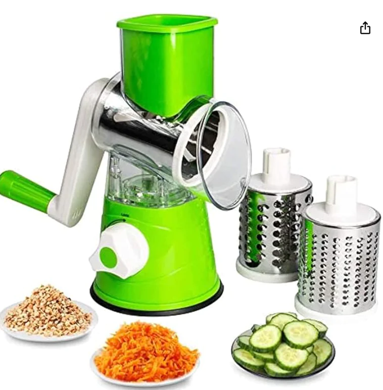 ECVV 3-in-1 Rotary Drum Vegetable Slicer