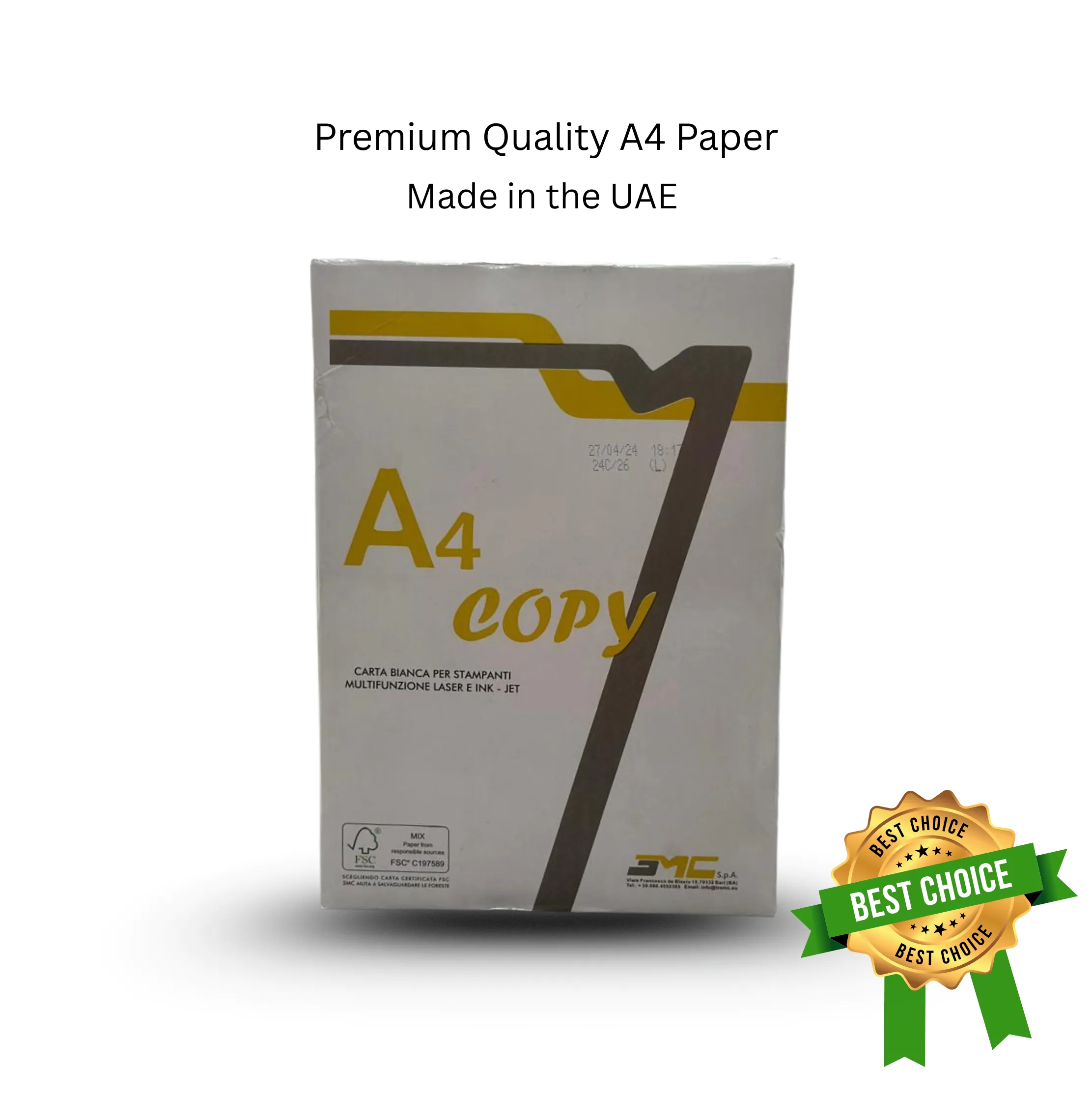 Carta Plain White A4 Copy Paper – 65 GSM