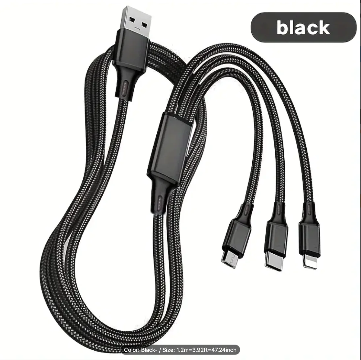 3-in-1 Fast Charging USB Cable