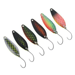 Curved Sequins Color Willow Leaf Bait