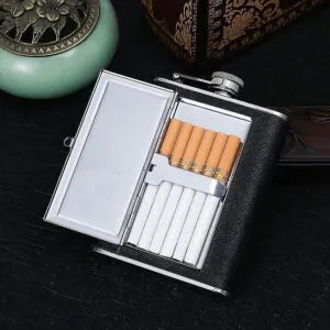 Two-in-one Stainless Steel Cigarette Case And Storage Box Metal